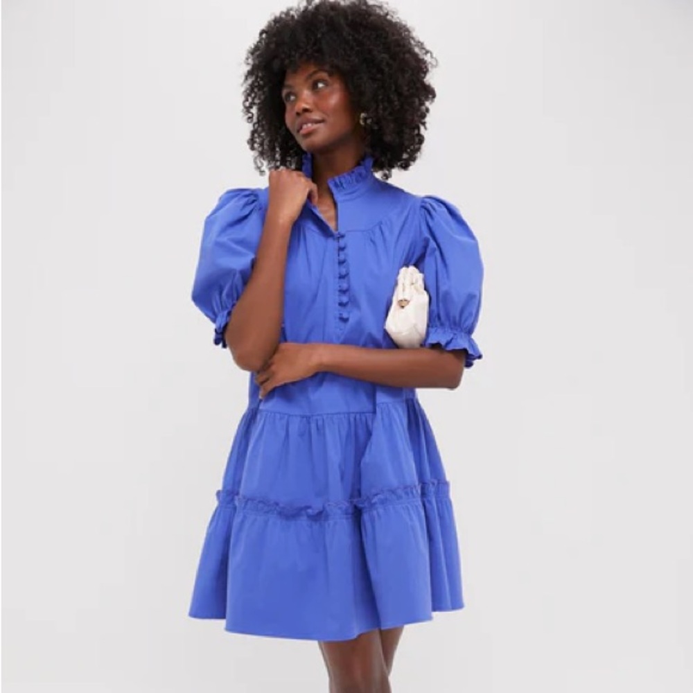 Azure Blue Selena Mini Dress XS